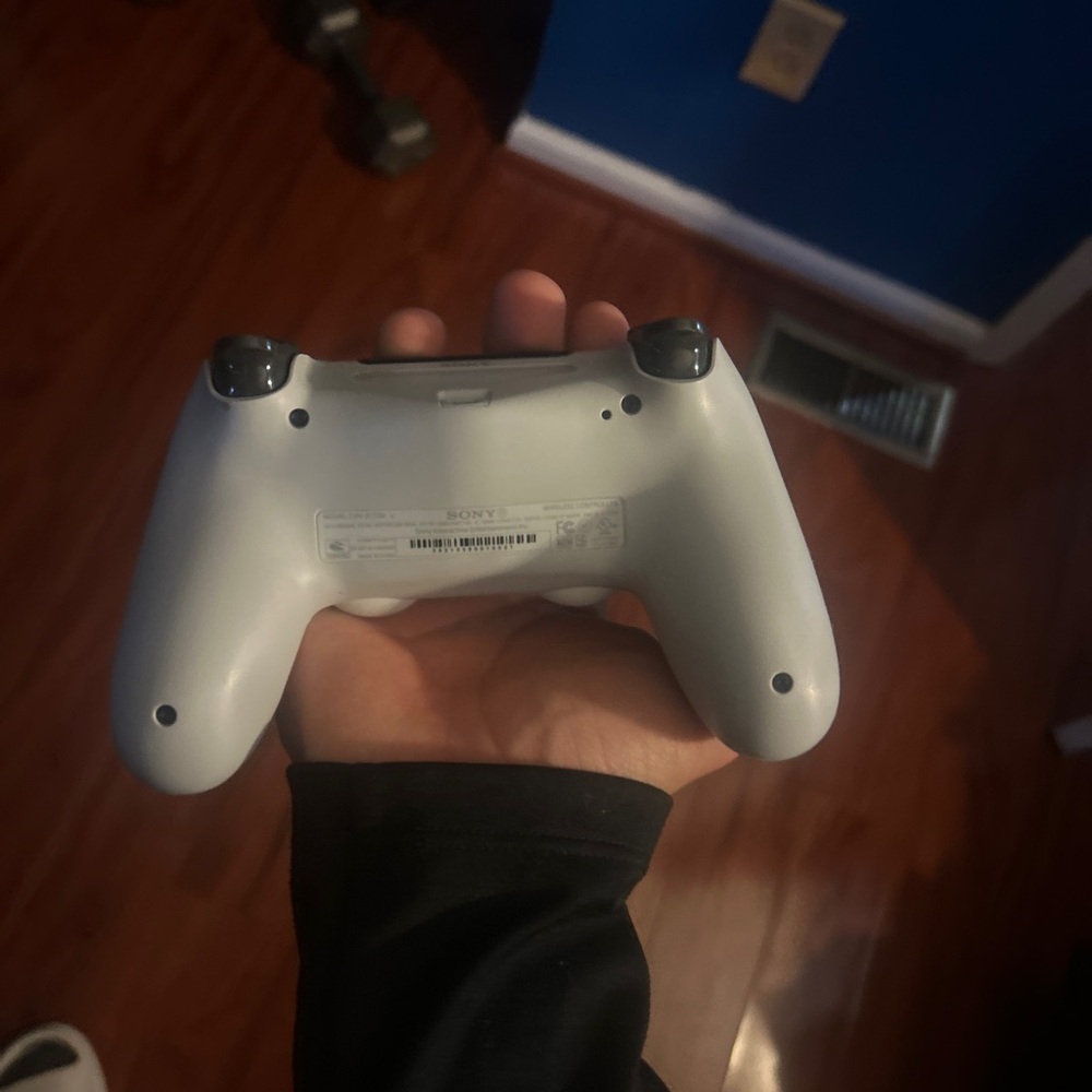 Sony White and Black Gaming Controller